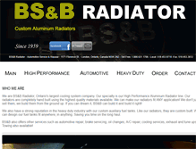 Tablet Screenshot of bsandbradiator.com